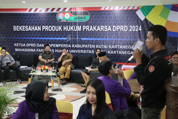 Dua Raperda dari Tujuh Prakarsa DPRD Kukar Sudah Didiskusikan dengan Masyarakat