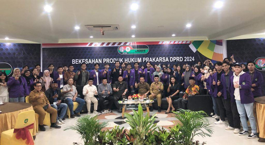 DPRD Kukar Gelar Diskusi Produk Hukum Bersama Mahasiswa Ilmu Hukum Unikarta
