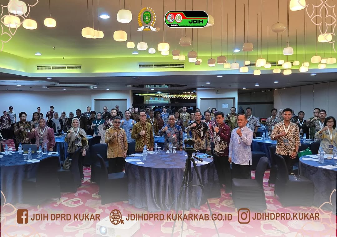 Sekretaris DPRD Kukar Menjadi Narasumber dalam Rapat Koordinasi JDIH
