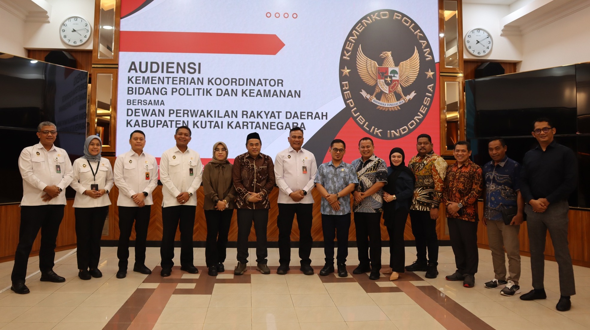 Audiensi Pansus DPRD Kukar dengan Kemenko Polhukam Fokus pada Raperda Pencegahan Konflik Sosial